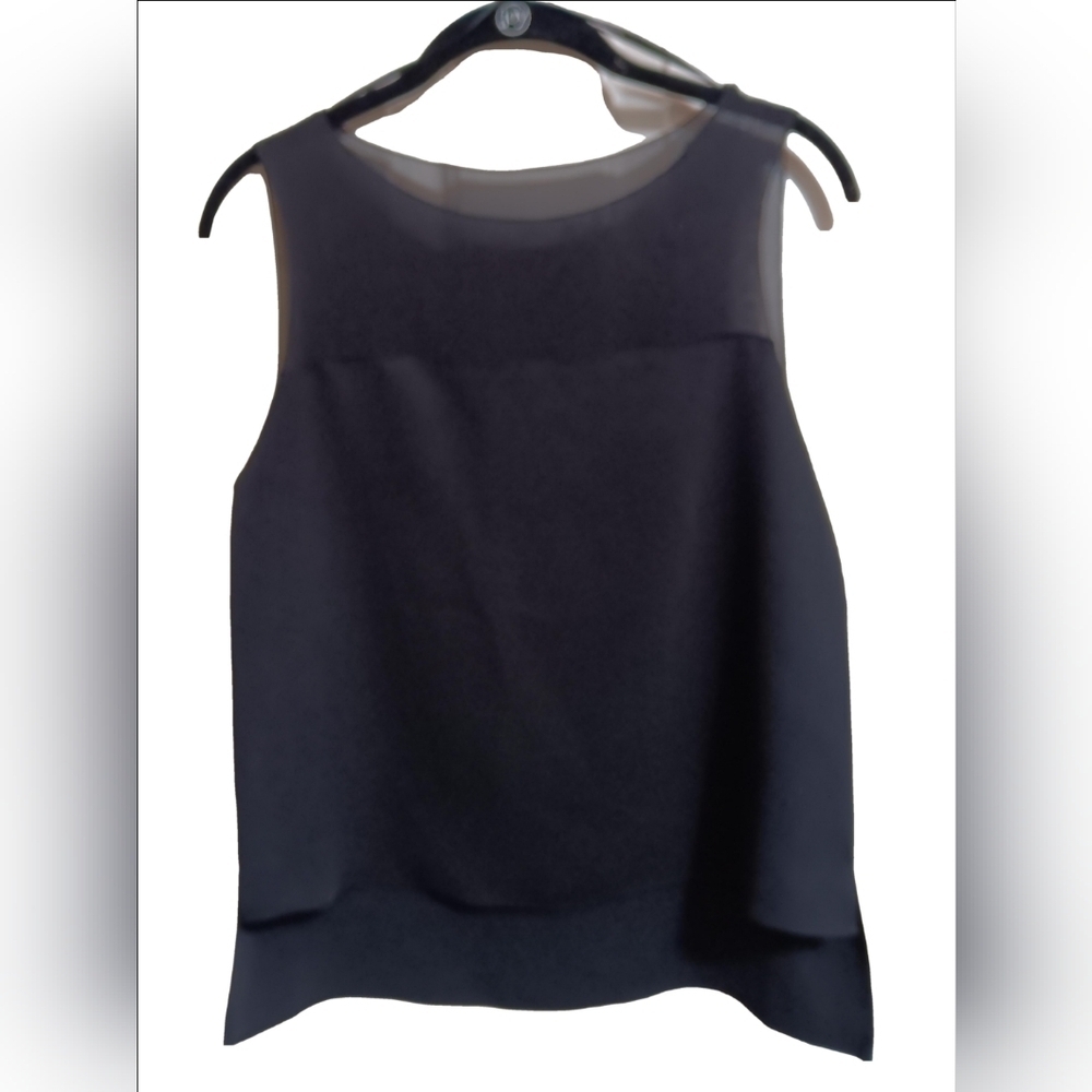 RACHEL Rachel Roy Gray Boxy Tank Top